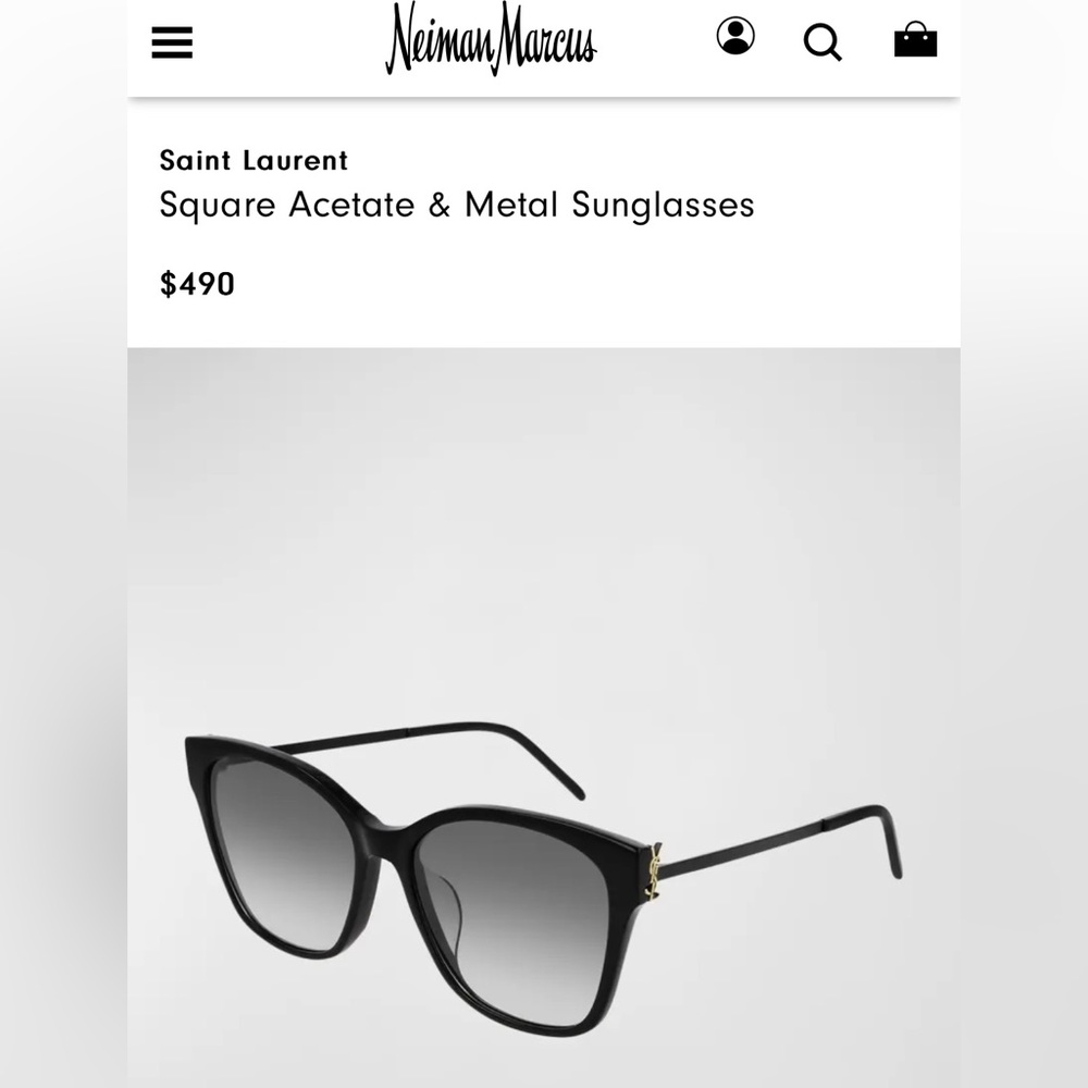 YSL black Sunglasses NEW